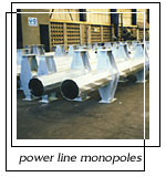 power line monopoles